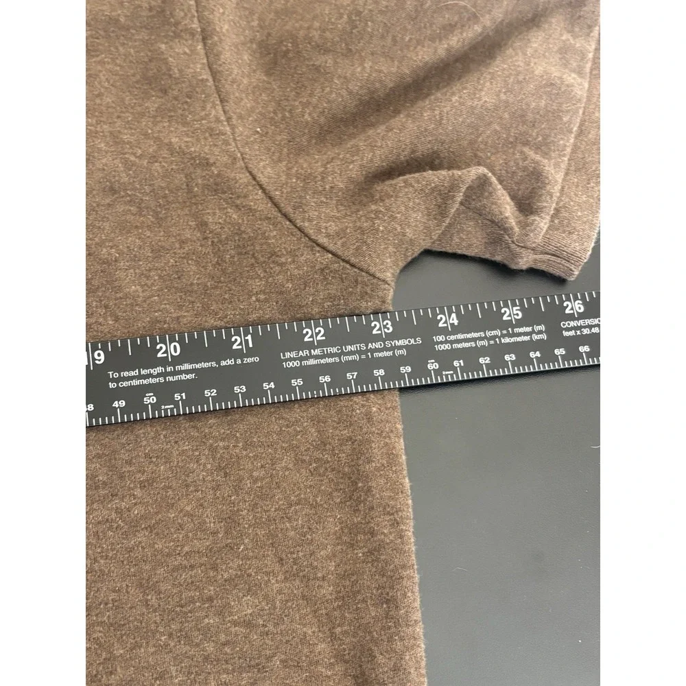 Polo Ralph Lauren Mens‎ Large Brown Heathered Short Sleeve Cotton Polo Shirt L